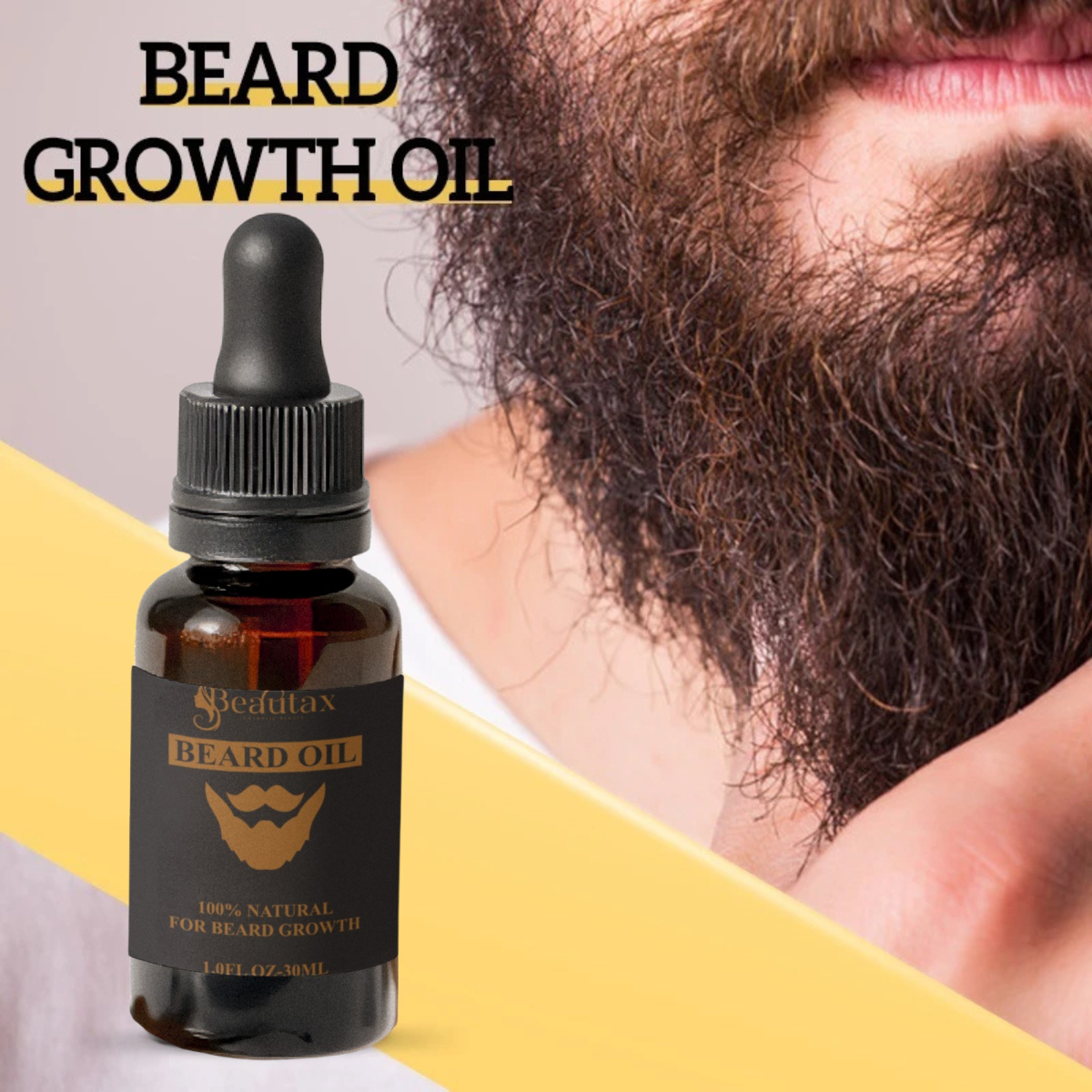 Beard Growth Oil for Men – Thicker, Stronger & Healthier Beard